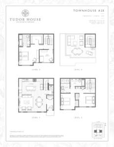 TOWNHOU SE A 2E 3 B E D R O O M + 2 . 5 B AT H + D E N INTERIOR: 1743 SQ FT EXTERIOR: 266 SQ FT TOTA L : S Q F T