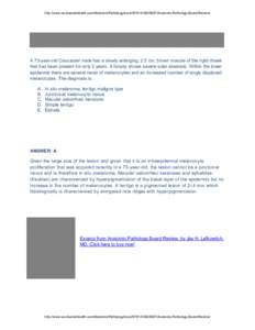 Cytogenetics / Benign neoplasms / Lymphocytic leukemia / Nevus / Genetics / Lentigo / Pathology / Precursor B-cell lymphoblastic leukemia / Chromosomal translocation / Medicine / Oncology / Melanoma