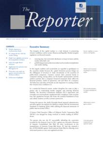 APRIL 2014 ISSUE (JANUARY–APRIL[removed]CONTENTS 2	 Penalty imposed on