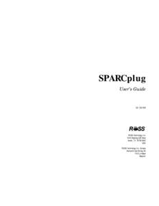 SPARCplug User’s Guide[removed]ROSS Technology, Inc.