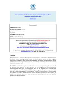 Social philosophy / Politics / International development / Universal Periodic Review / United Nations Department of Economic and Social Affairs / Millennium Development Goals / Governance / Aid effectiveness / OECD Environmental Performance Reviews / Ethics / Development / Accountability