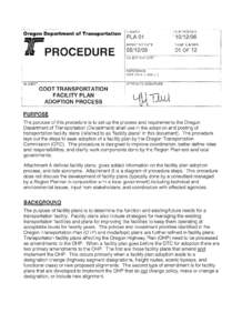 Oregon Department of Transportation  7r PROCEDURE