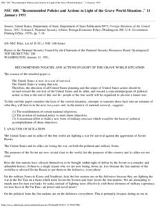 Cold War / NSC-68 / United States National Security Council / Foreign relations of the Soviet Union / Containment / World War II / Soviet Armed Forces / NATO / New Look / Military history by country / Military / Soviet Union–United States relations