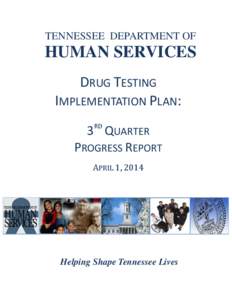 TENNESSEE DEPARTMENT OF  HUMAN SERVICES DRUG TESTING IMPLEMENTATION PLAN: RD