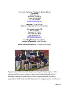 True North Rochester Preparatory Charter School