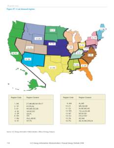 Regional maps  Figure F7. Coal Demand Regions Figure F7. Coal demand regions  1. NE