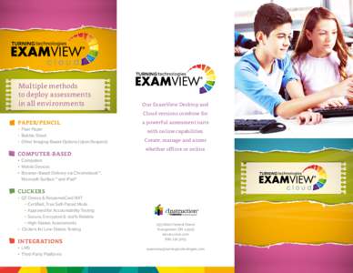 Standardized tests / Psychometrics / QTI / XML / Einstruction / Test / E-assessment / WestEd / Education / Evaluation / Educational psychology