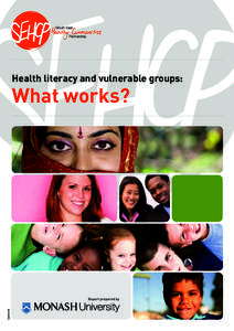 Health literacy and vulnerable groups:  What works? GAW 3298