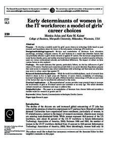 The Emerald Research Register for this journal is available at www.emeraldinsight.com/researchregister The current issue and full text archive of this journal is available at www.emeraldinsight.com[removed]htm