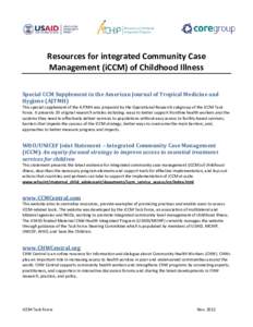 iCCM Resources - One-Pager (final Nov. 7, 2012).docx