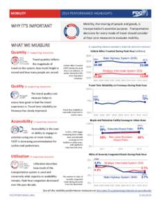 MOBILITY 2014 PERFORMANCE HIGHLIGHTS