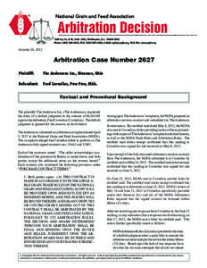 National Grain and Feed Association[removed]Eye St., N.W., Suite 1003, Washington, D.C[removed]Phone: ([removed], FAX: ([removed], E-Mail: [removed], Web Site: www.ngfa.org  October 18, 2012