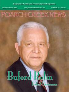 Keeping the Family and Friends of Poarch Informed January/February 2008 www.poarchcreekindians-nsn.gov	  VOLUME 25 • ISSUE 1