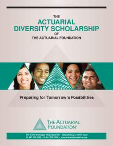 THE  ACTUARIAL DIVERSITY SCHOLARSHIP OF THE ACTUARIAL FOUNDATION