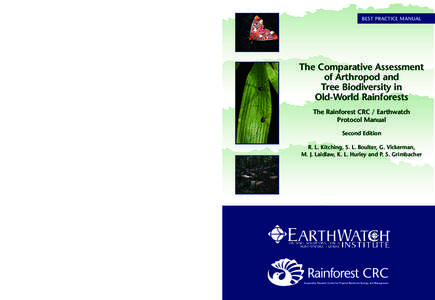 The Comparative Assessment of Arthropod and Tree Biodiversity  BEST PRACTICE MANUAL The Comparative Assessment of Arthropod and