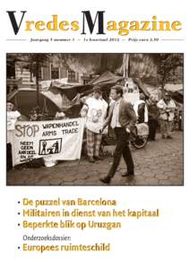 VredesMagazine Jaargang 5 nummer 1 1e kwartaalPrijs euro 2,50
