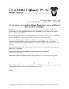 Ohio State Highway Patrol / Warren Correctional Institution / Highway patrol