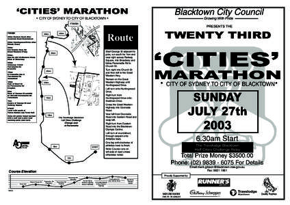 Doonside /  New South Wales / Marathon / Suburbs of Sydney / Blacktown /  New South Wales / City of Blacktown