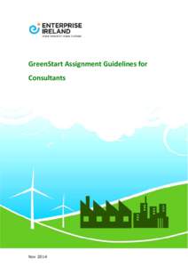 GreenStart Assignment Guidelines for Consultants Nov 2014  GreenStart Assignment Guidelines for Consultants