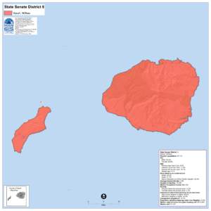 State Senate District 8 Kaua’i, Ni’ihau This map was produced by the Office of Planning (OP) for planning purposes. It should not be used for boundary interpretations or other spatial analysis beyond the limitations 