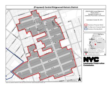 (Proposed) Central Ridgewood Historic District  Palmetto St ine S