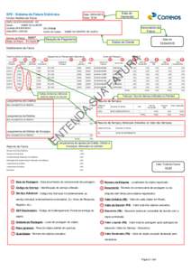 SFE - Sistema de Fatura Eletrônica CNPJ: XX.XXX.XXX/XXXX - XX NOME DO CLIENTE Razão Contrato:XXXXXXXXXX DR: DR/BSB