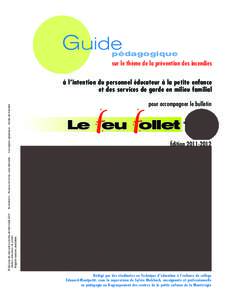 Guide  pédagogique sur le thème de la prévention des incendies