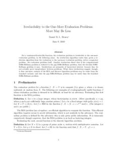 Finite fields / Computability theory / Cryptographic protocols / Computational complexity theory / Diffie–Hellman problem / XTR / Random self-reducibility / Oracle machine / Reduction / Theoretical computer science / Applied mathematics / Mathematics
