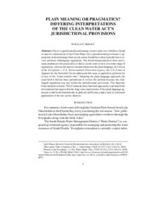 Clean Water Act / Friends of the Everglades / United States / Effluent limitation / Restoration of the Everglades / Concentrated Animal Feeding Operations / United States regulation of point source water pollution / Everglades / Environment of the United States / Environment