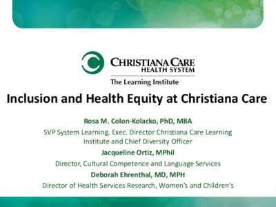 Christiana Care Health System