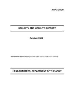 ATP[removed]SECURITY AND MOBILITY SUPPORT October 2014