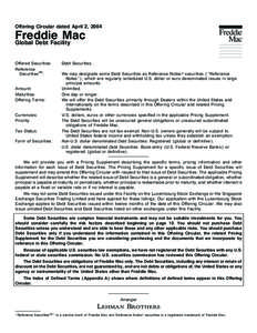 Securities / United States housing bubble / Fixed income securities / Structured finance / Security / Securities market / Settlement / Freddie Mac / Bond / Financial economics / Finance / Economics