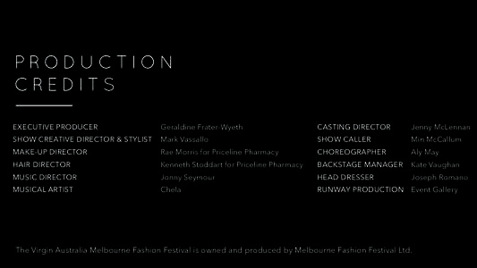 PRODUCTION CREDITS EXECUTIVE PRODUCER Geraldine Frater-Wyeth