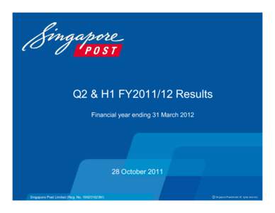 Microsoft PowerPoint - Q2 FY11-12 Results Presentation - SGXNET v4 (final) for announcement