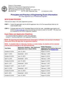 Fundamentals of Engineering exam / Principles and Practice of Engineering Exam / Regulation and licensure in engineering / Engineering technologist / Architectural engineer / ABET / Engineer / Doctor of Osteopathic Medicine / Engineer In Training / Engineering / Engineering education / Education