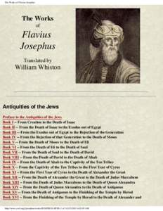 Early Christianity and Judaism / Flavii / Hasmoneans / Josephus / Jesus and history / Book of Acts / Antiquities of the Jews / Jesus / Philo / Religion / Christianity / Ancient history