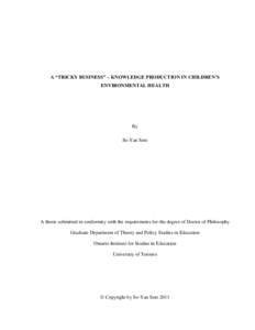 Bisphenol A / Bisphenols / Environmental health / Precautionary principle / Dorothy Goldin Rosenberg / Phthalate / Accelerated Reduction/Elimination of Toxics / Environmental Working Group / Plasticizers / Health / Environmental social science