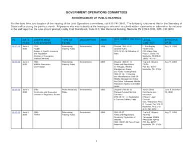 Rulemaking / United States administrative law / Administrative law / Decision theory