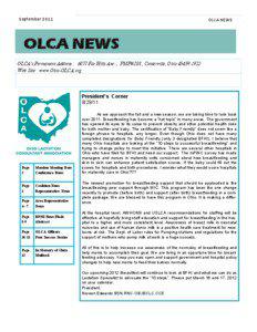 September[removed]OLCA NEWS
