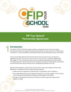 ®  FIP Your School® Partnership Agreement  1