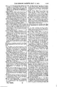 THE LONDON GAZETTE, MAY 17, [removed]To Julius Pintsch and Julius Schiilke,botb of Berlin, in the German Empire, for the