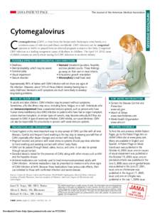 The Journal of the American Medical Association  Cytomegalovirus C