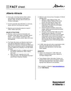 Alberta Employment and Immigration Fact Sheet Template