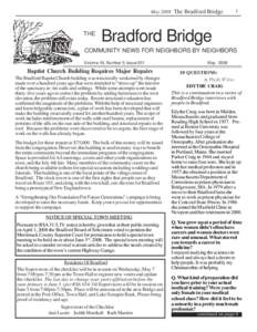 May 2008 The Bradford Bridge  THE 1