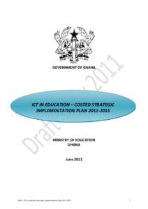 RWANDA ICT IN EDUCATION STRATEGIC PLAN