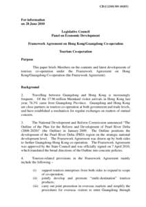 Microsoft Word - ED Panel Paper-FA on GD-HK Cooperation-Tourism - E DCT _2010.06.21_.doc