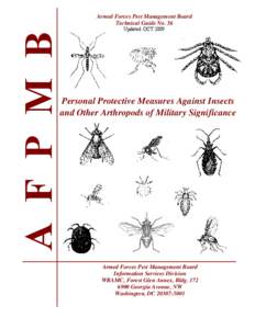 Technical Guide 36 - Personal Protective Measures Against Insects and Other Arthropods of Military Significance