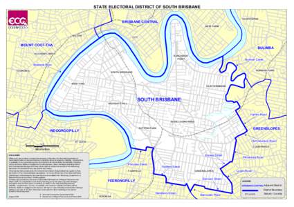 STATE STATE ELECTORAL ELECTORAL DISTRICT DISTRICT OF OF SOUTH SOUTH BRISBANE