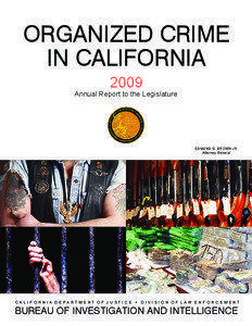 Organized Crime in California Annual Report to the California Legislature