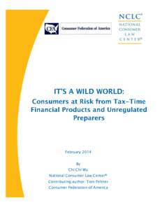 Why  February 2014 By Chi Chi Wu National Consumer Law Center®